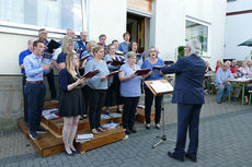 Sommerserenade vor dem "Chorfürst" (Foto: Karl-Franz Thiede)